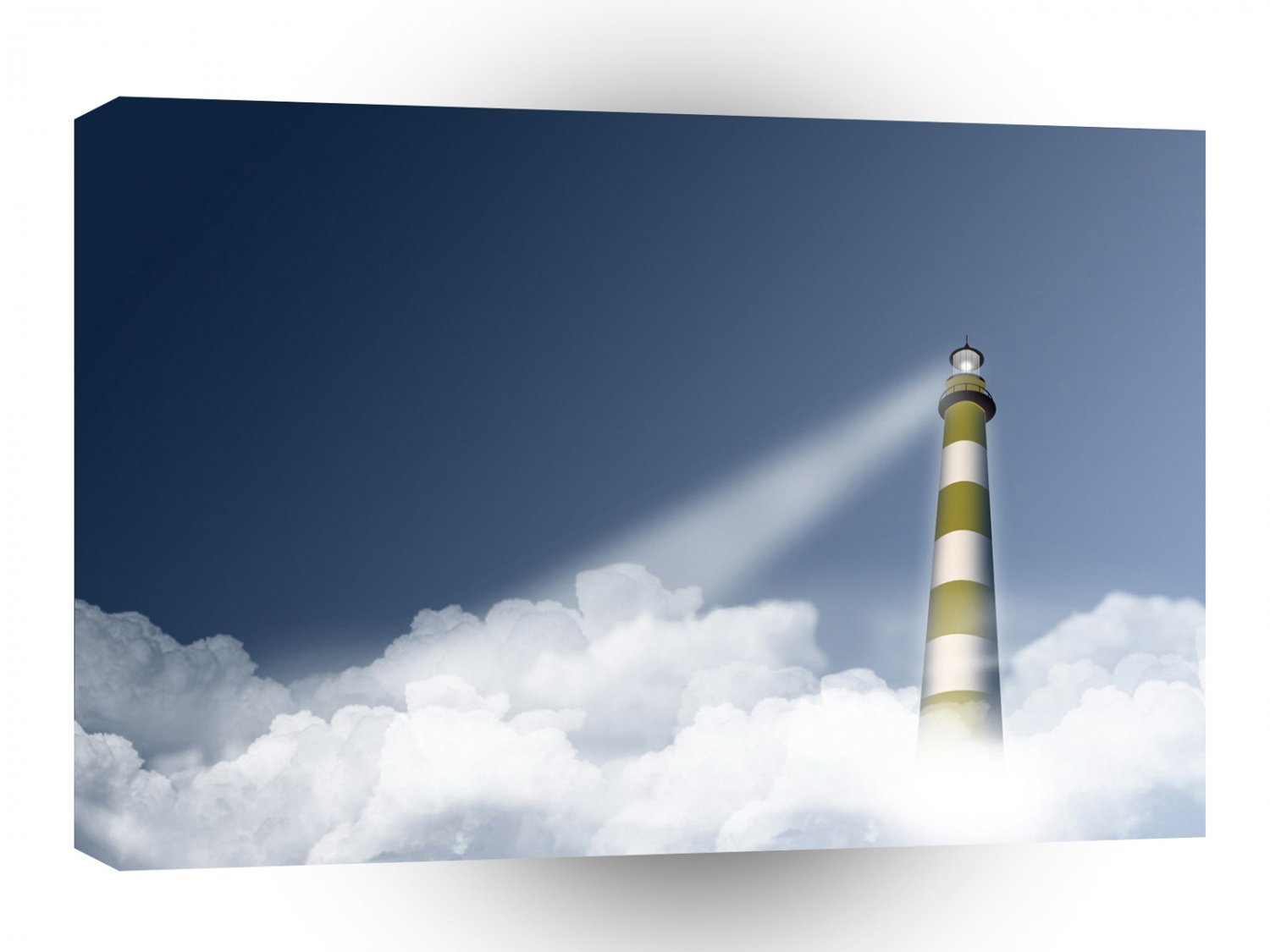 Sky Tall Lighthouse A1 XLarge Canvas