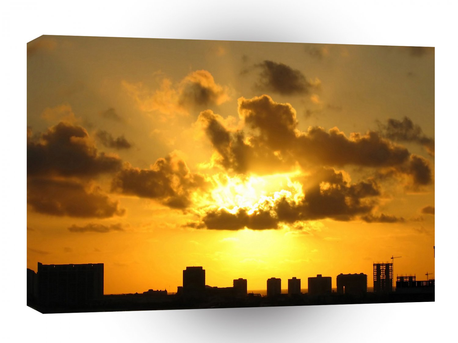 Sky Three Rays A1 XLarge Canvas