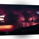 Sky Thunderstorm Mountains A1 XLarge Canvas