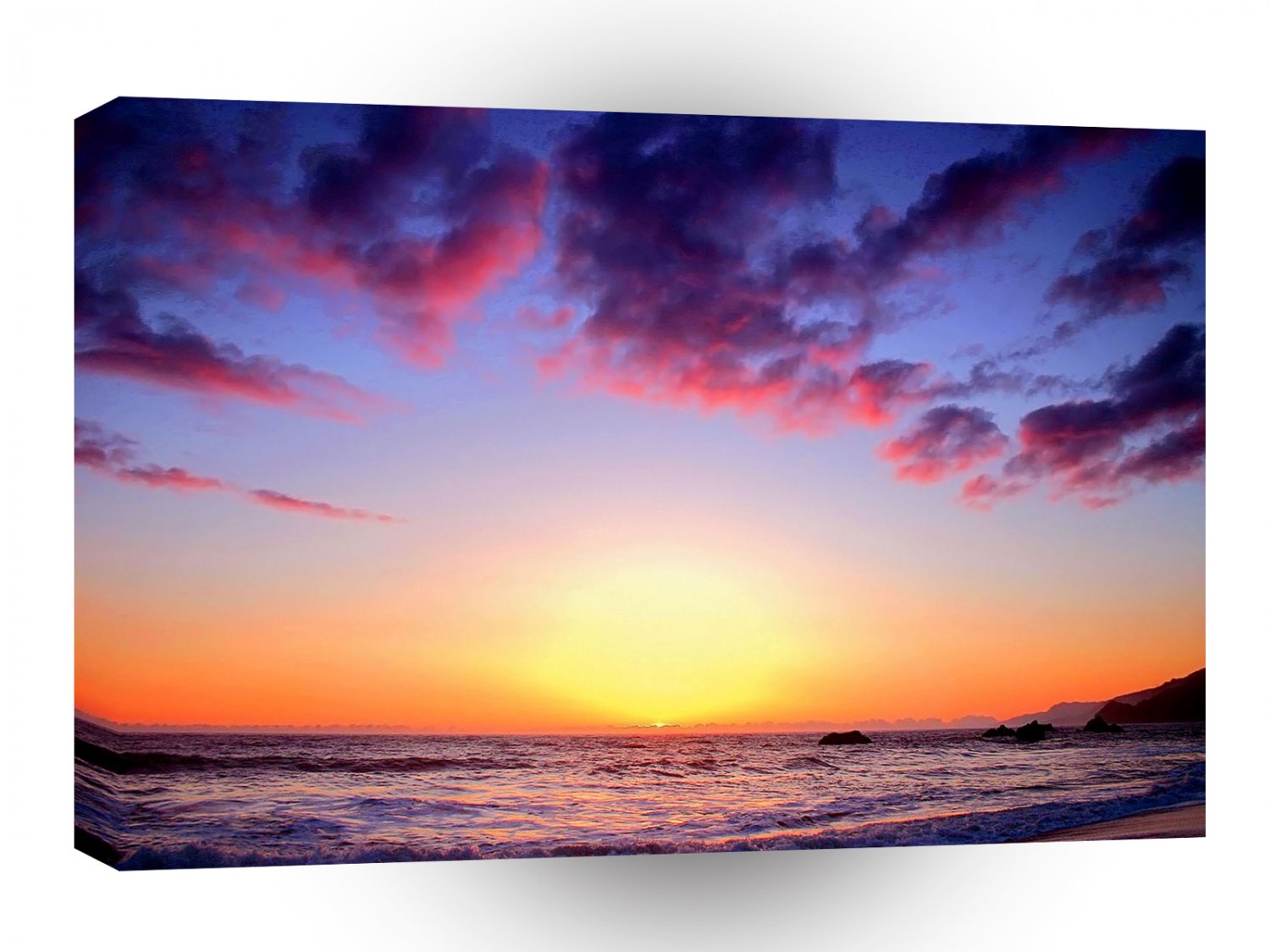 Sky Tropical Sunset A1 XLarge Canvas