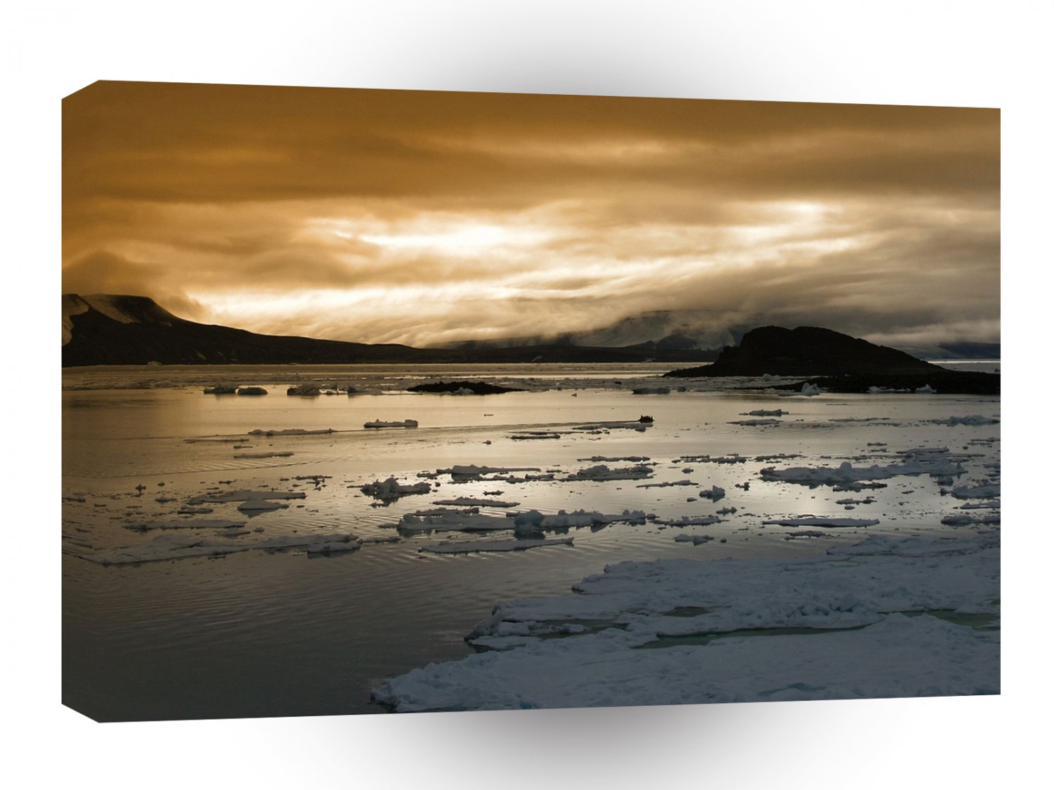 Sunrise Arctic A1 XLarge Canvas