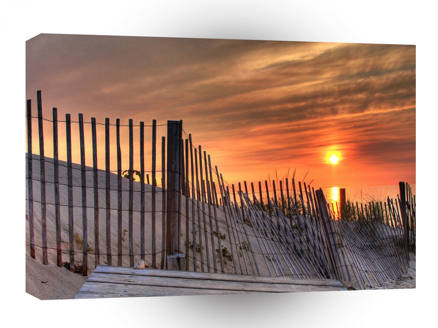 Sunrise Beach Drift A1 XLarge Canvas