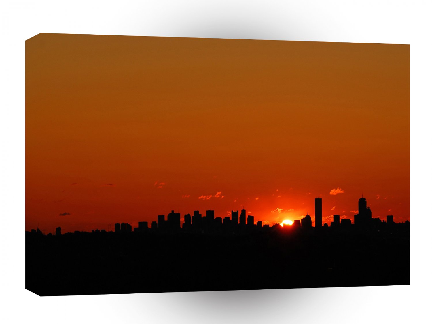 Sunrise Boston A1 XLarge Canvas