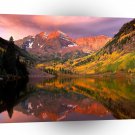 Sunrise Colorado Lake A1 XLarge Canvas