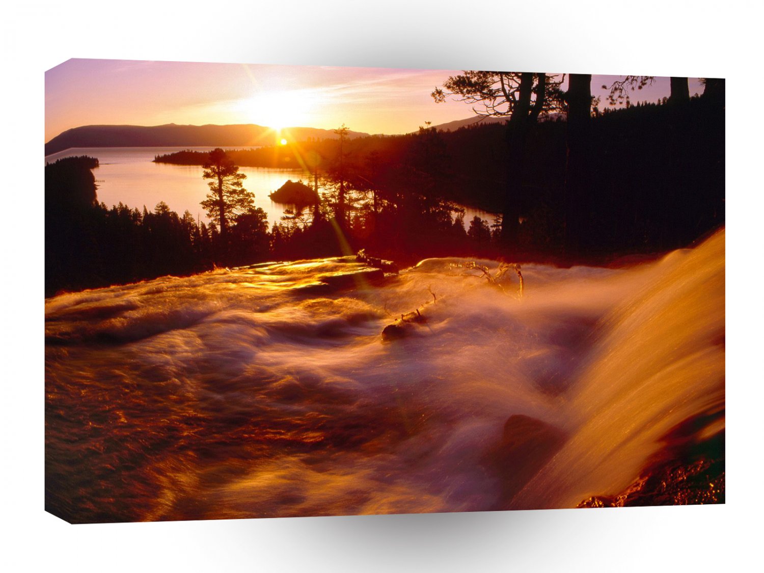 Sunrise Eagle Creek Emerald Bay Tahoe A1 XLarge Canvas