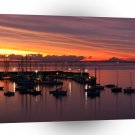 Sunrise Early Morning Harbour A1 XLarge Canvas
