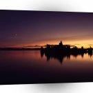 Sunrise Mono Low Water Tufa Towers A1 XLarge Canvas