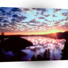 Sunrise On Island Crater Oregon A1 XLarge Canvas