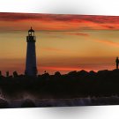 Sunrise Santa Cruz Lighthouse A1 XLarge Canvas