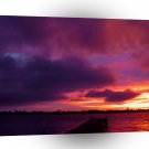 Sunset Abandoned Nighttime A1 XLarge Canvas