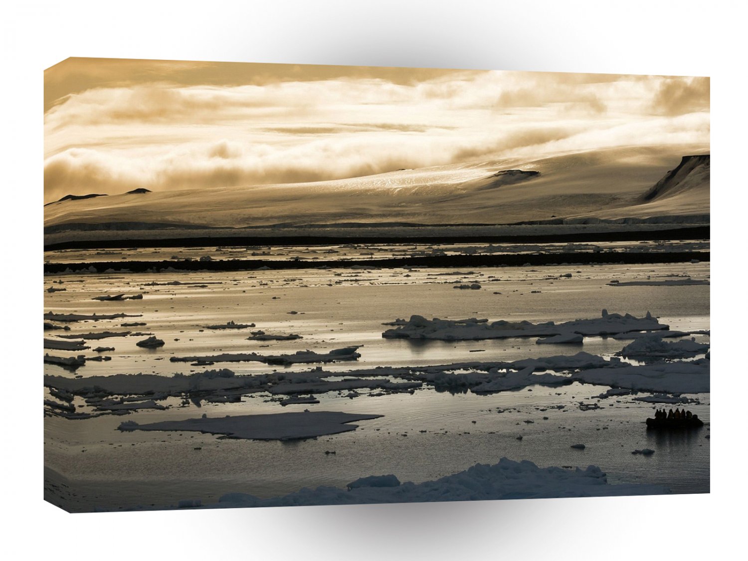 Sunset Arctic A1 XLarge Canvas