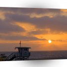 Sunset Baywatch A1 XLarge Canvas