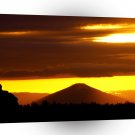 Sunset Black Butte Oregon A1 XLarge Canvas