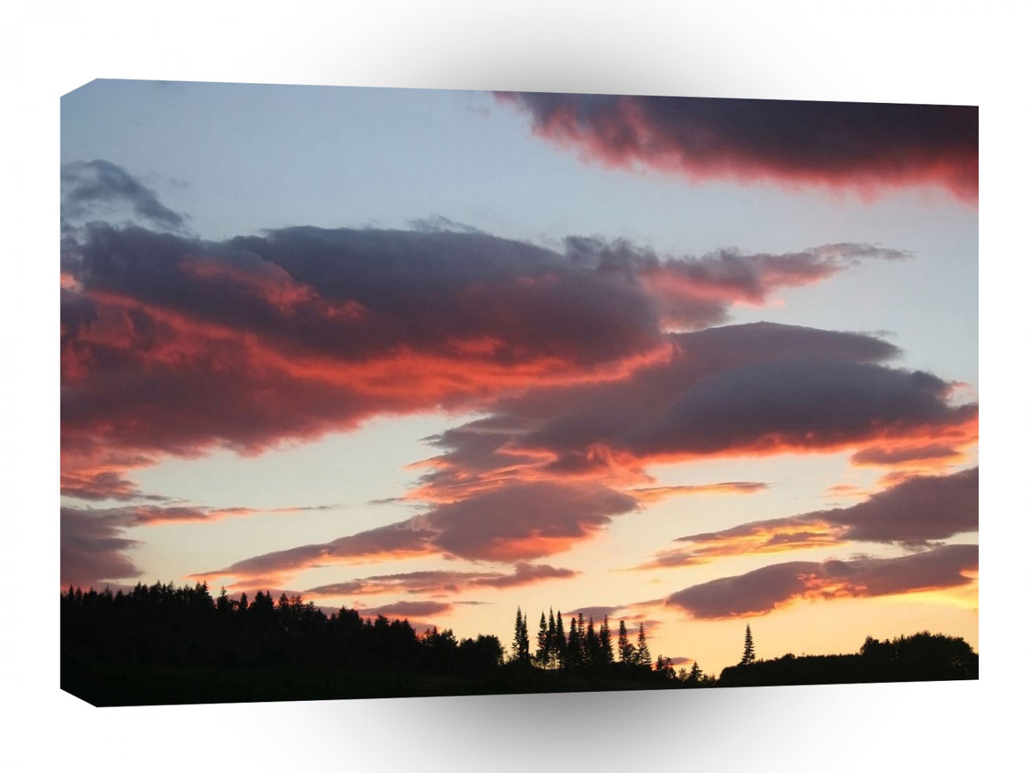 Sunset Blue Night Fall A1 XLarge Canvas