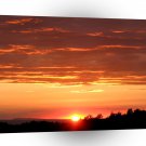 Sunset Bright Red A1 XLarge Canvas