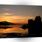 Sunset Castle Waters A1 XLarge Canvas
