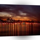 Sunset City Lights A1 XLarge Canvas