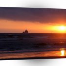 Sunset Day At Beach A1 XLarge Canvas