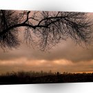Sunset Dull City Dusk A1 XLarge Canvas