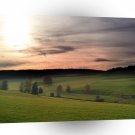 Sunset German Field Of Dreams A1 XLarge Canvas