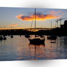Sunset Harbour Date A1 XLarge Canvas