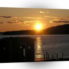 Sunset Lakeside A1 XLarge Canvas