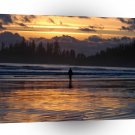 Sunset Lost In Ripples A1 XLarge Canvas