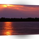 Sunset Mississippi River Arkansas A1 XLarge Canvas