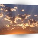 Sunset Moslty Rays A1 XLarge Canvas