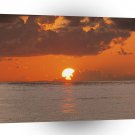 Sunset On Equator Central America A1 XLarge Canvas