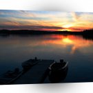 Sunset Over Bearlake A1 XLarge Canvas