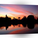 Sunset Red Amber Glow A1 XLarge Canvas