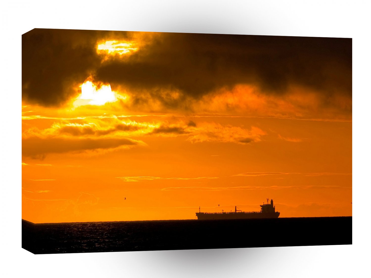 Sunset Setting Sail A1 XLarge Canvas