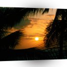Sunset Silhouette Hawaii A1 XLarge Canvas
