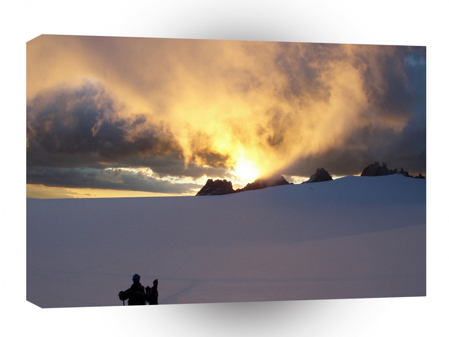 Sunset Snowcapped A1 XLarge Canvas