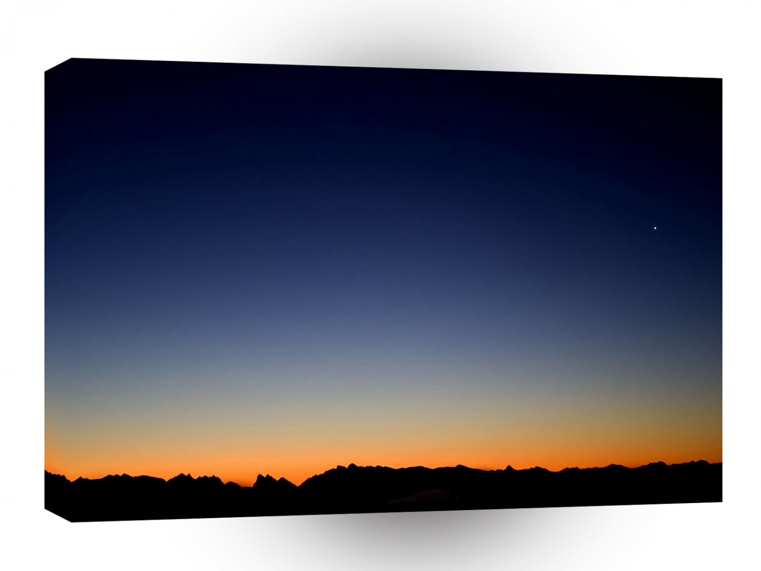 Sunset Space Glow A1 XLarge Canvas