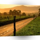 Sunset Ss Lane At Cades Cove Nationa A1 XLarge Canvas