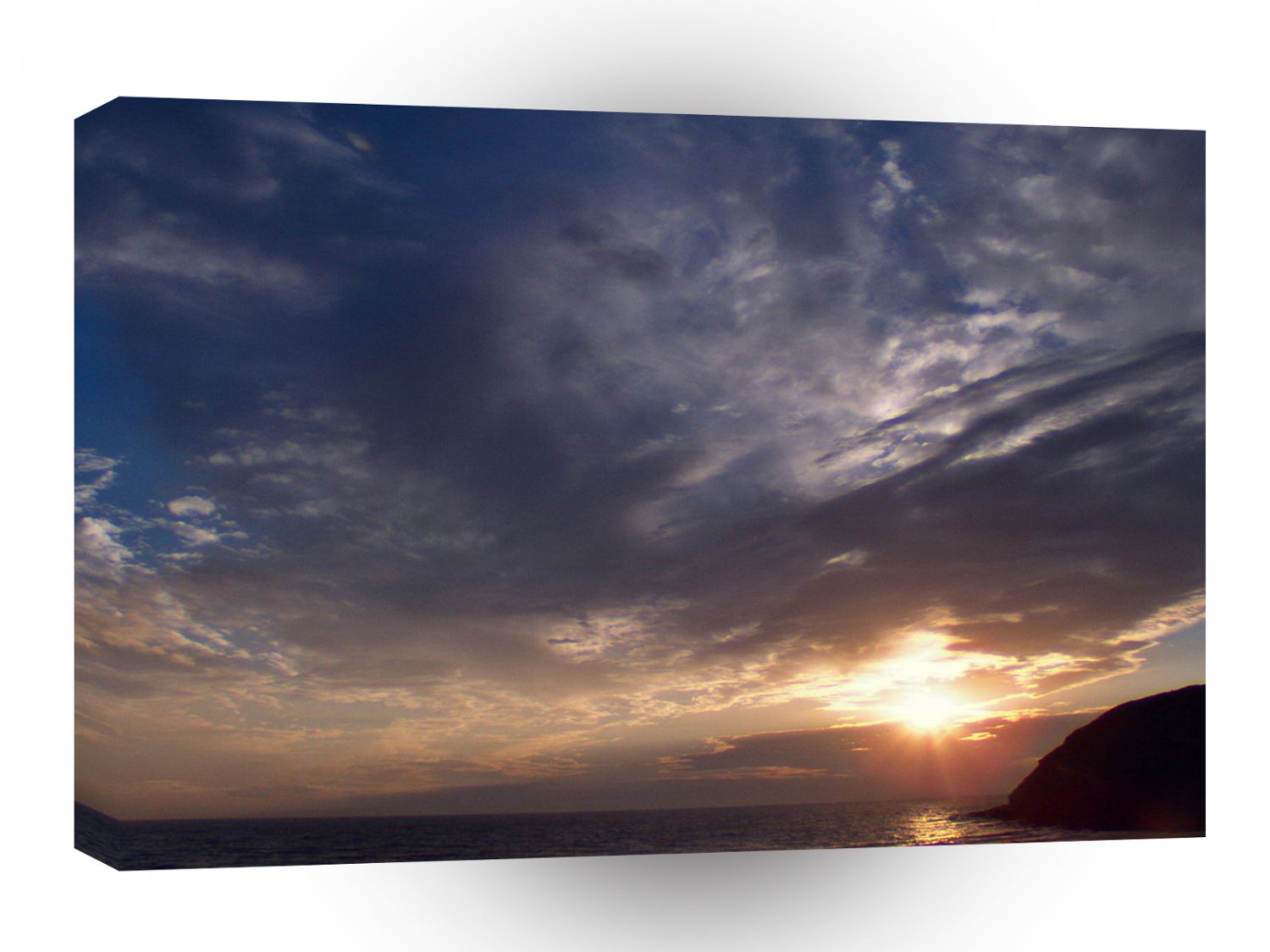 Sunset St Bees Cumbria A1 XLarge Canvas
