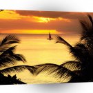 Sunset St Lucia A1 XLarge Canvas