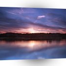Sunset Still Lake At Dusk A1 XLarge Canvas
