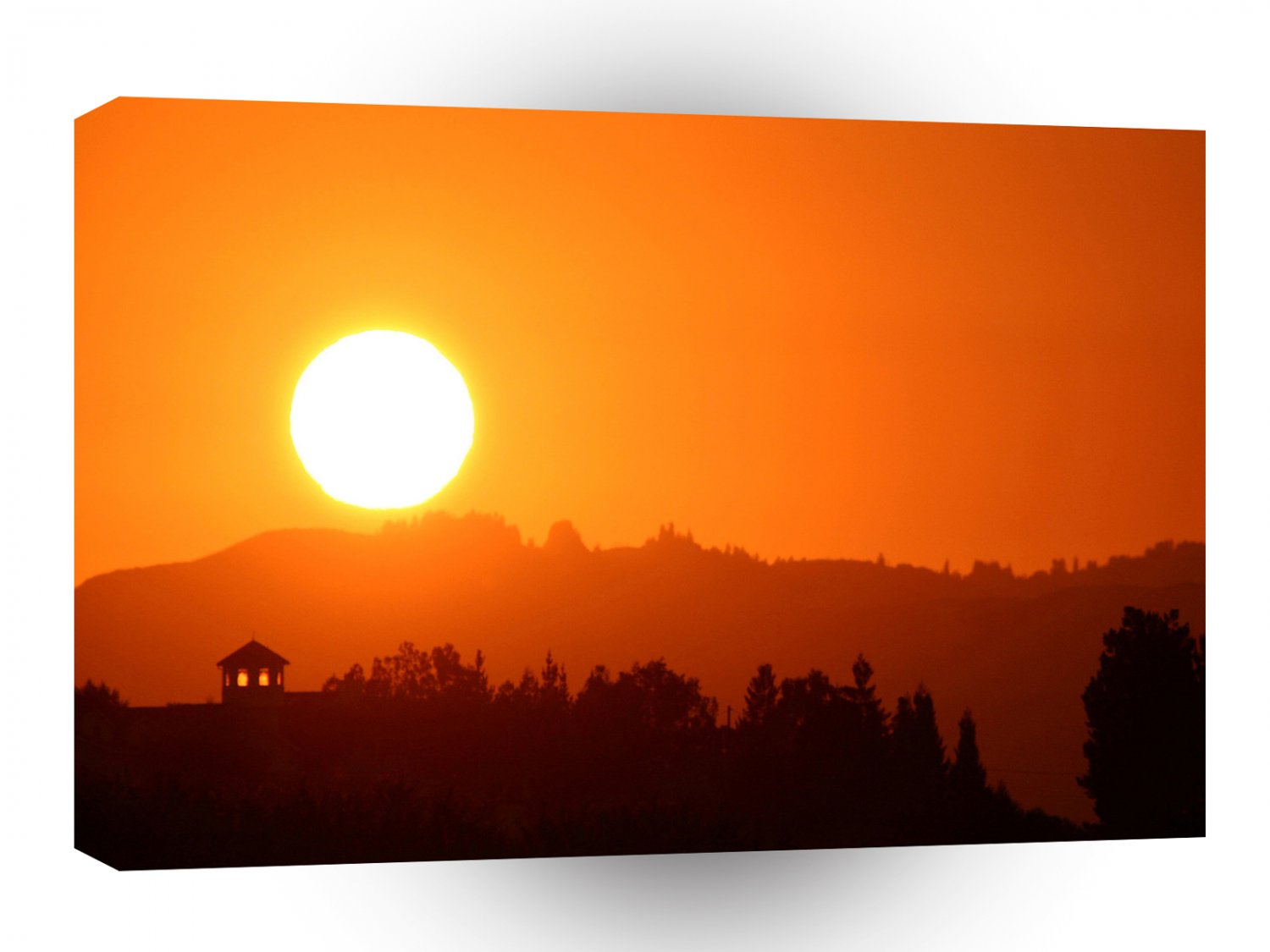 Sunset Summer Glow A1 XLarge Canvas