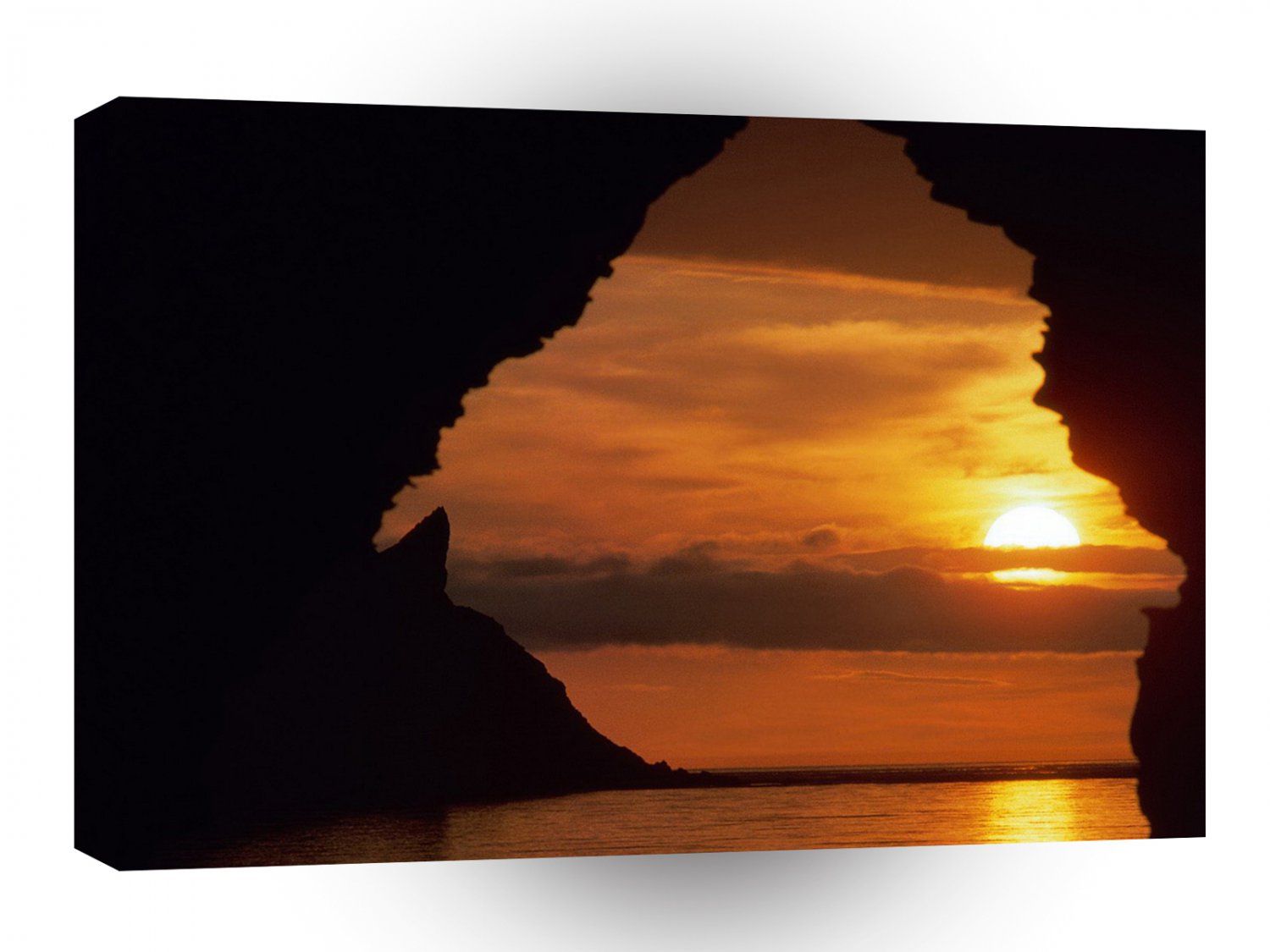 Sunset Summer Seclusion A1 XLarge Canvas