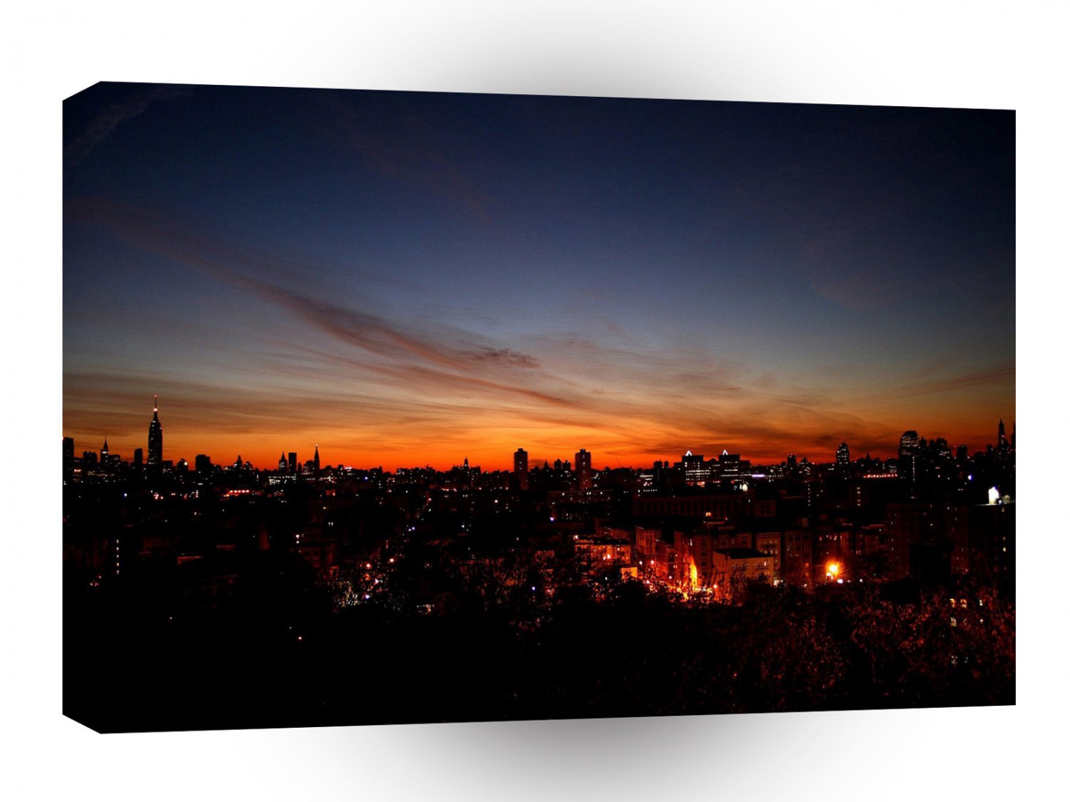 Sunset Sunlight Blankets City A1 XLarge Canvas