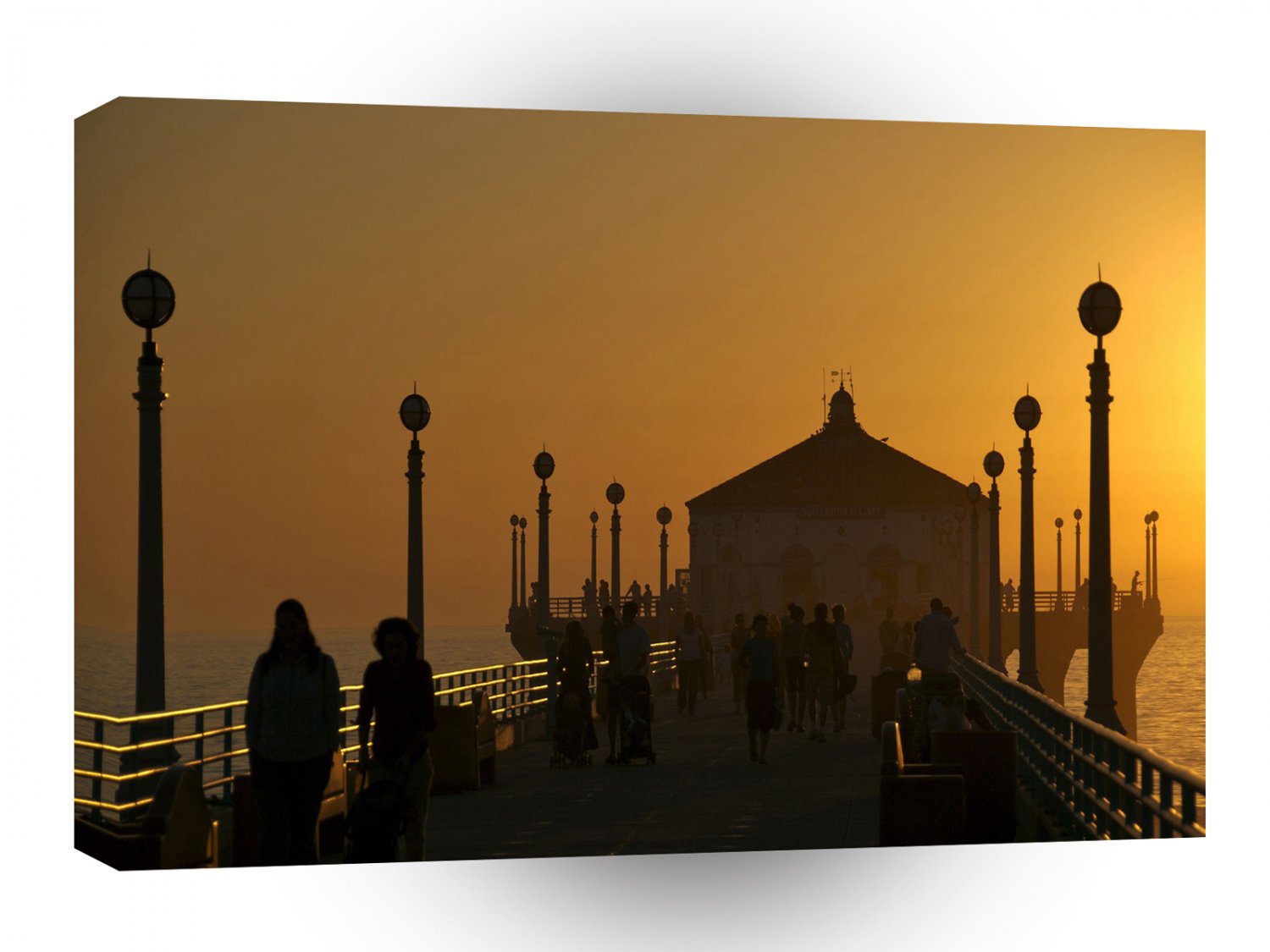Sunset Sunlight Walk Night A1 XLarge Canvas