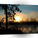 Sunset Sunlit Lagoon A1 XLarge Canvas