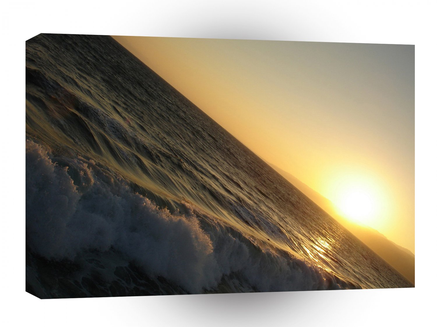 Sunset Sunset'tilted Vison A1 XLarge Canvas