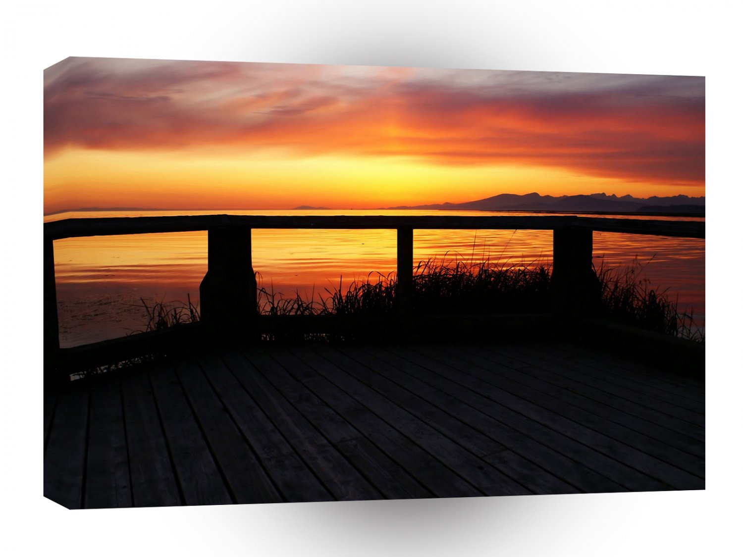 Sunset Terraced Horizon A1 XLarge Canvas
