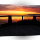 Sunset Terraced Horizon A1 XLarge Canvas