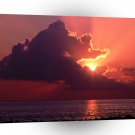 Sunset Waning Rays Florida A1 XLarge Canvas