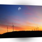 Sunset Wind Farm Distant A1 XLarge Canvas